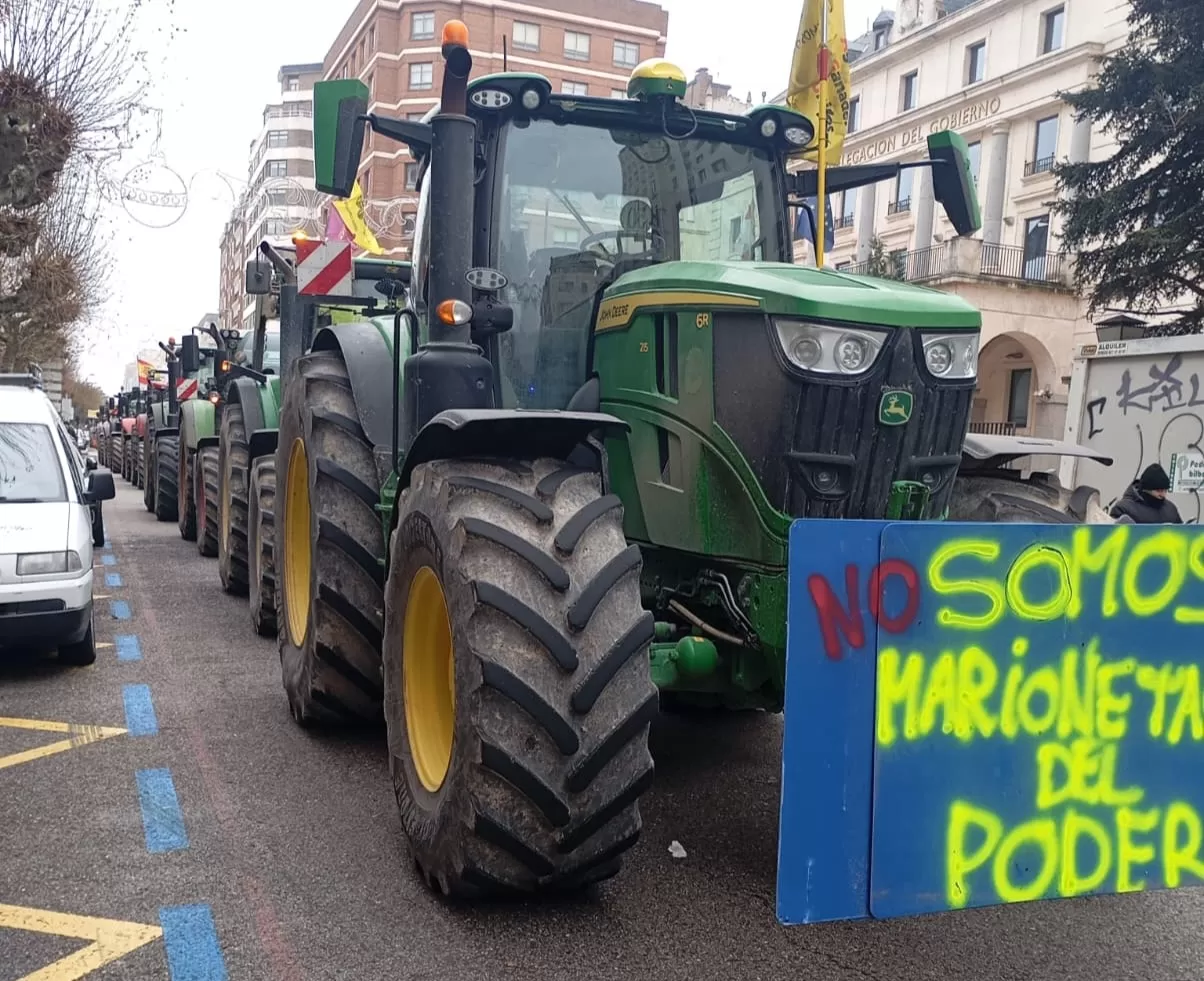 El campo vuelve a salir a la calle en Burgos contra el acuerdo de Mercosur