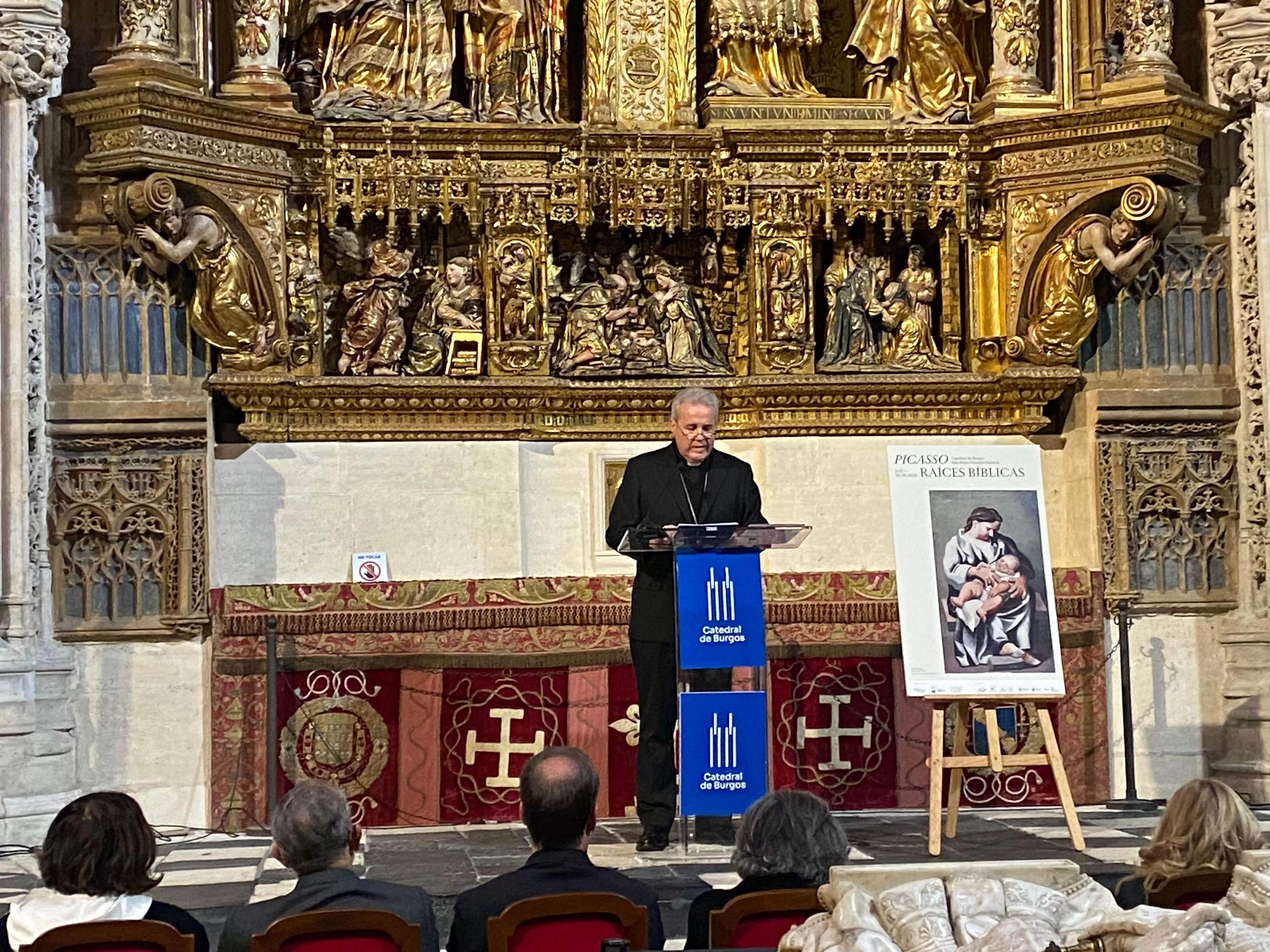 La Catedral de Burgos presenta el cartel de la exposición ‘Picasso. Raíces bíblicas’