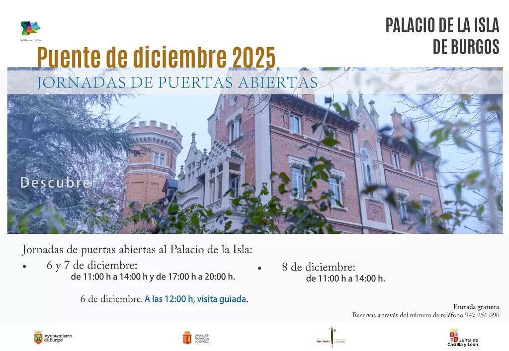 Jornadas de Puertas Abiertas en el Palacio de la Isla de Burgos