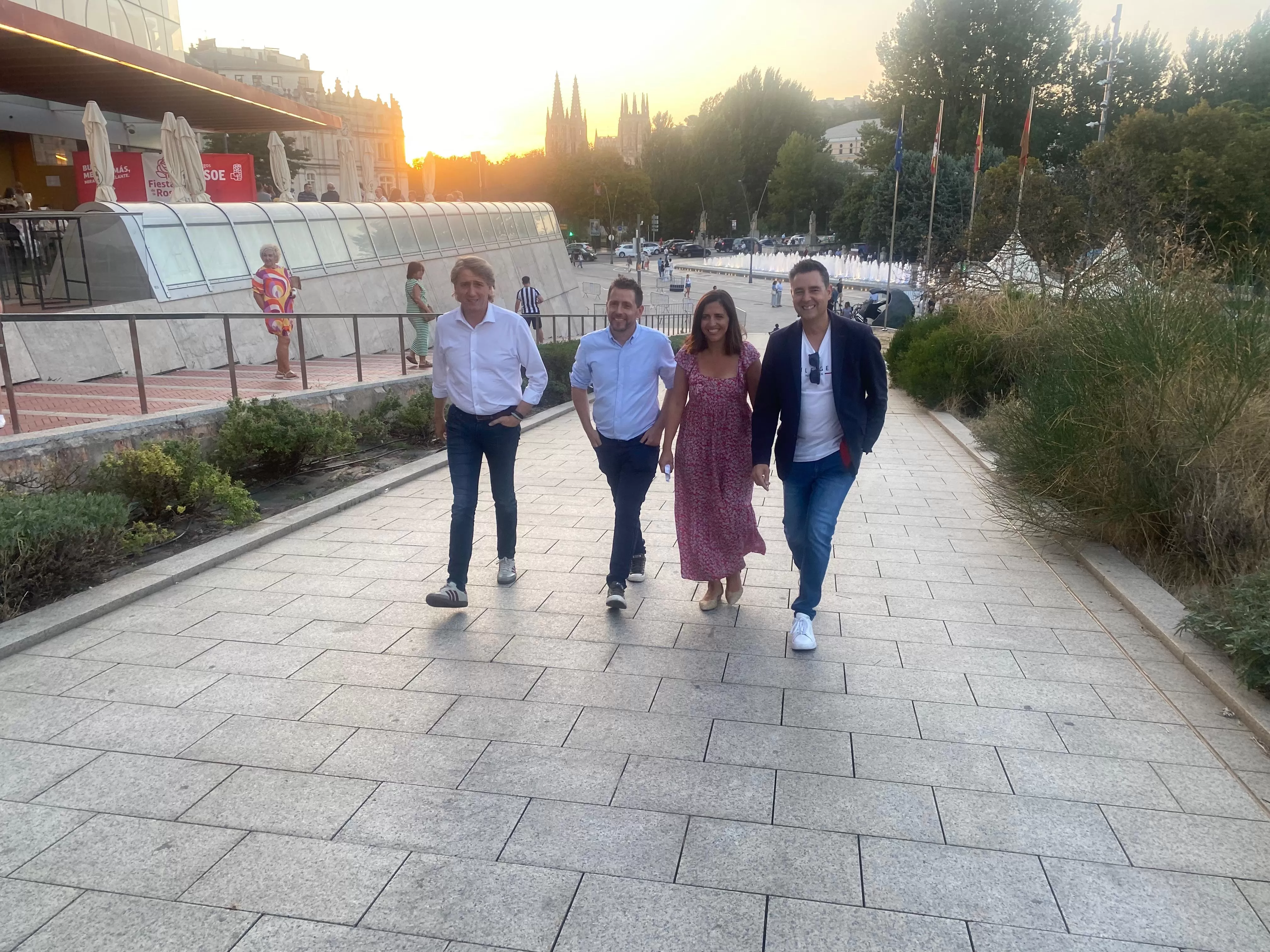 El PSOE celebra el Día de la Rosa en Burgos