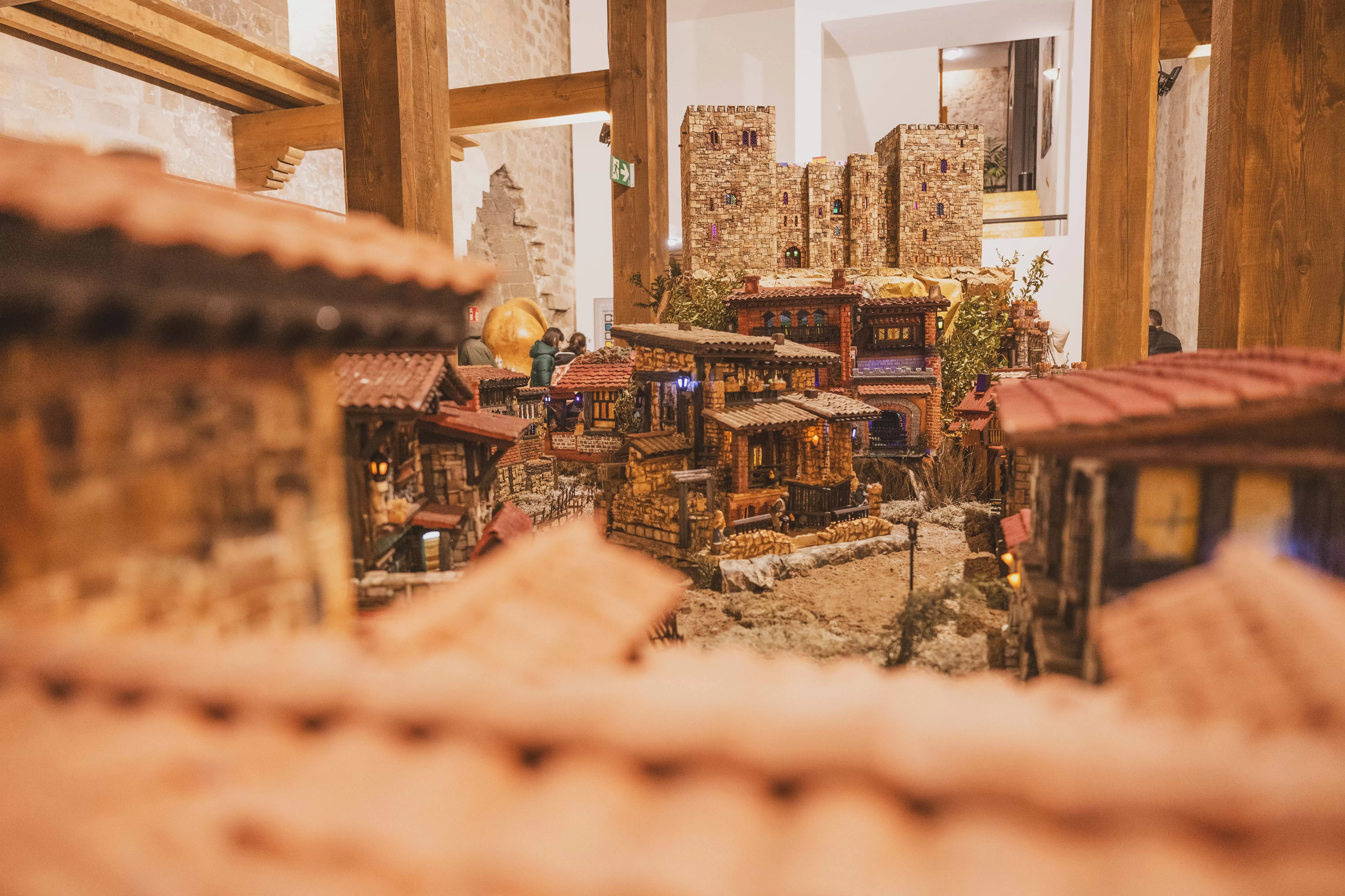 Medina de Pomar estrena su programación navideña con un belén monumental