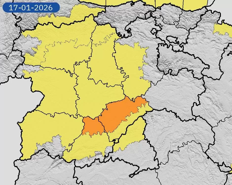 Alerta por nevadas en Burgos 