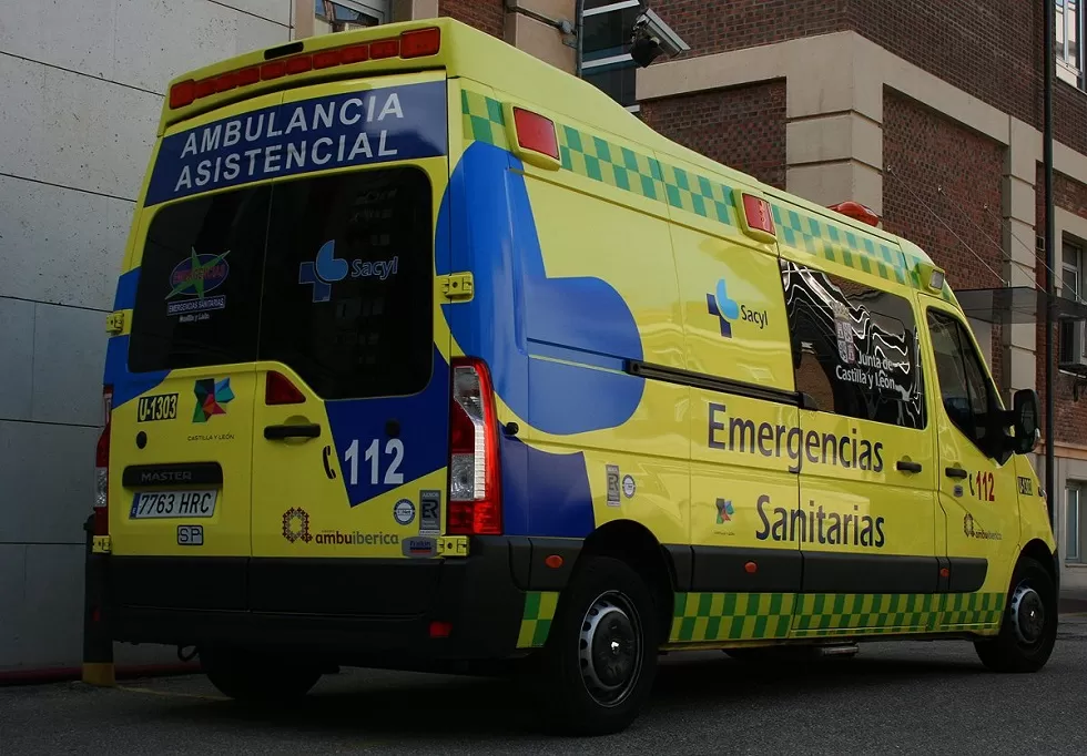 Cinco heridos con siete turismos implicados en dos accidentes simultáneos en Burgos 