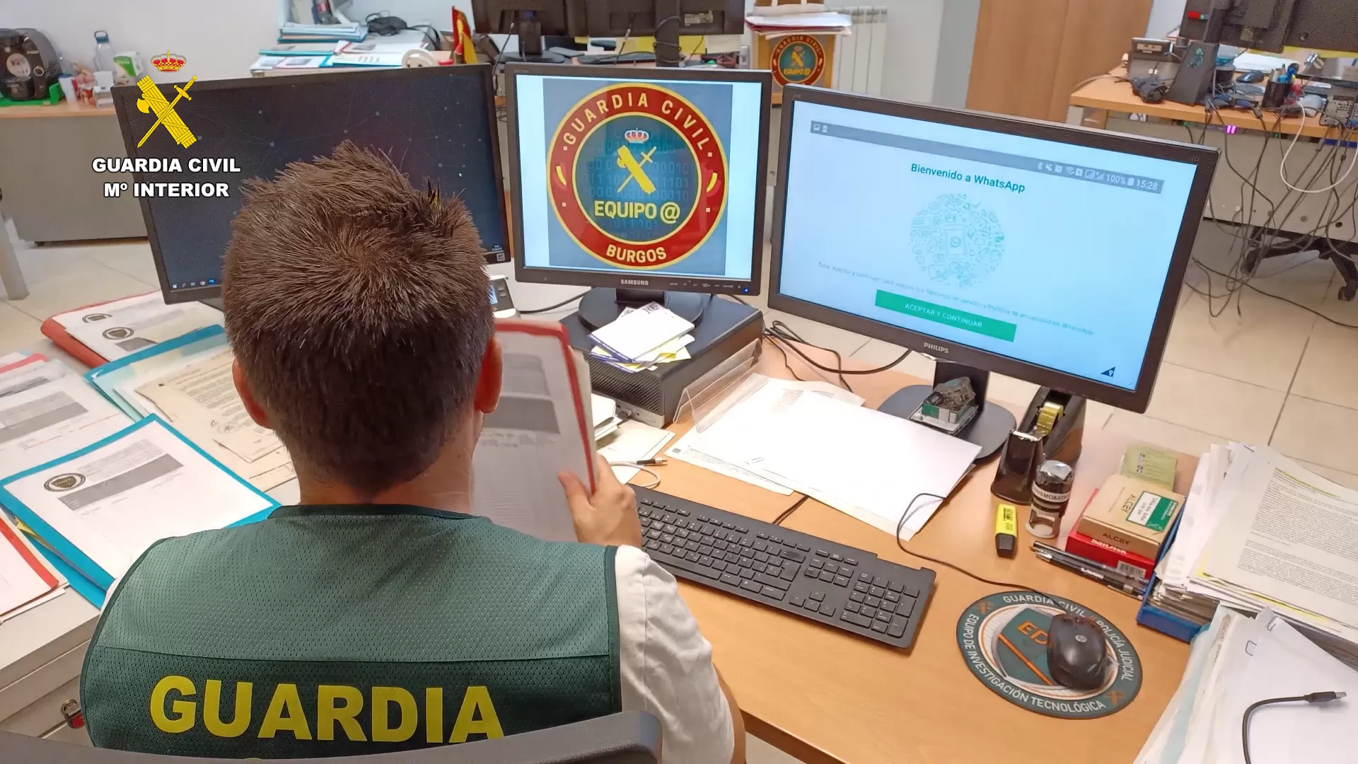 Ponen a disposición judicial a cuatro personas por estafas telefónicas en Burgos